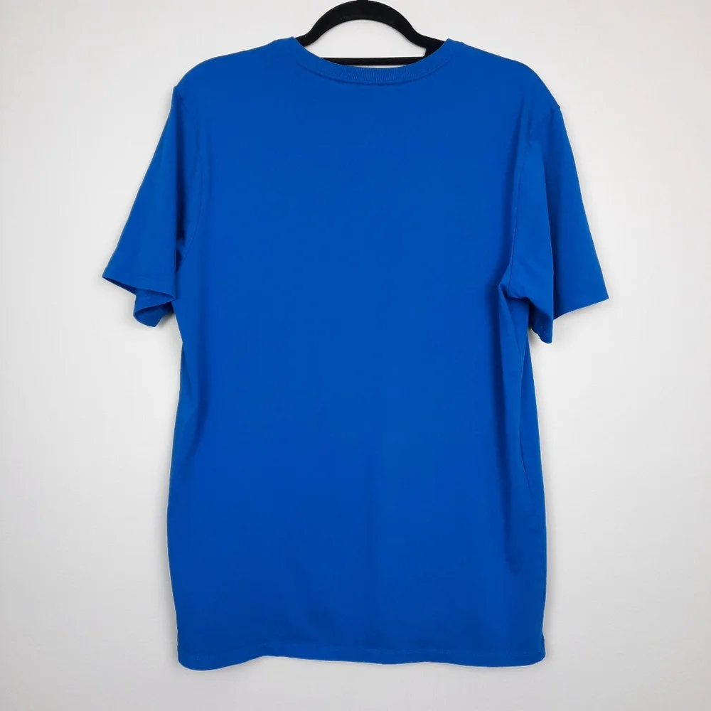 Nike Dri-Fit Men's Royal Blue Athletic Cut Short Sleeve Tee Shirt size Large